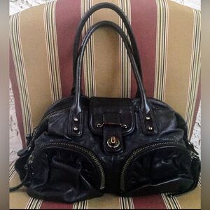 $495 Botkier Bianca Leather Satchel Black Medium EUC!! FINAL REDUCTION $110